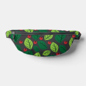 Feuilles Vertes, Baies Rouges, Motif De Feuilles (Poser)