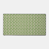 Feuilles vertes d'arbre de jade sur beige (Recto)
