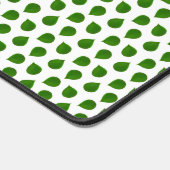 Feuilles Vertes de l'Arbre de Jade sur Fond Blanc (Coin)