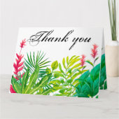 Feuilles Vertes et Rouges Merci (Devant)