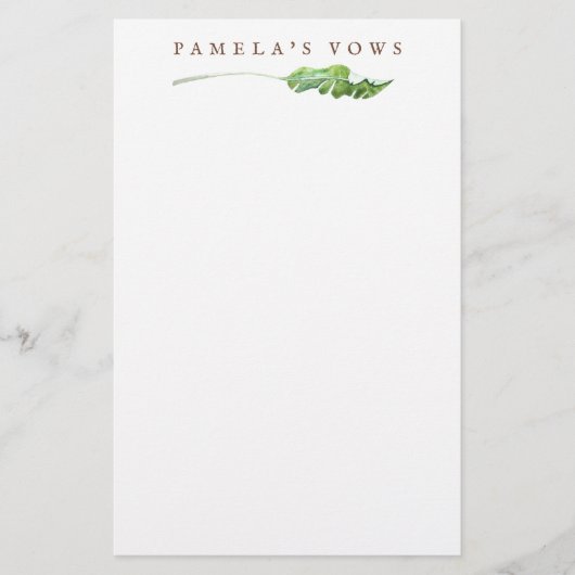 Feuilles vertes Mariages de feuilles tropicales (Devant)