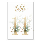 Feuilles Vertes Or Table 11, Numéro de Table (Par défaut)