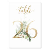 Feuilles Vertes Or Table 26, Numéro de Table (Par défaut)