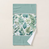 Feuilles Vertes Rafraîchissantes (Serviette à main)