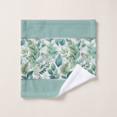 Feuilles Vertes Rafraîchissantes (Gant de toilette)