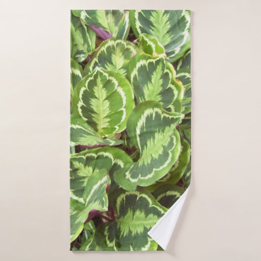 Feuilles verts (Serviette de bain)