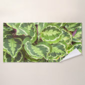 Feuilles verts (Serviette de bain)