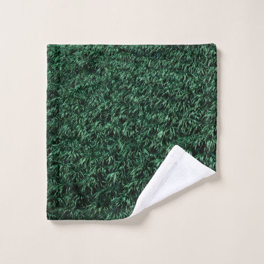 Feuilles verts (Gant de toilette)