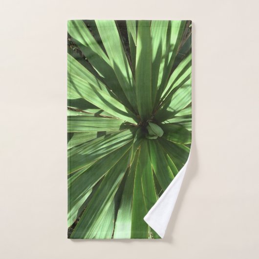 Feuilles verts (Serviette à main)