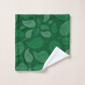 Feuilles verts (Gant de toilette)