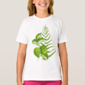 Feuilles verts en T-shirt (Devant)