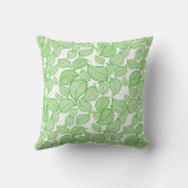 Feuilles verts sur oreiller blanc (Verso)
