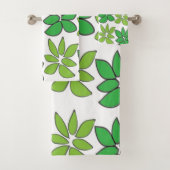 Feuilles verts tropicaux (En situation)