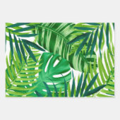 Feuilles verts tropicaux (Devant 3)