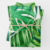 Feuilles verts tropicaux (En situation)