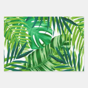 Feuilles verts tropicaux