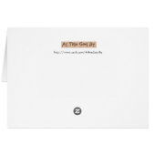 Feuilles vintage Lady Reading Tea, (Dos Horizontal)