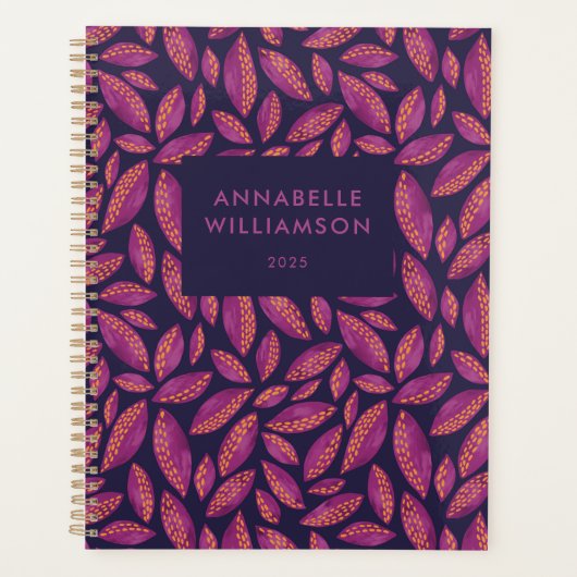 Feuilles violettes d'automne (Devant)