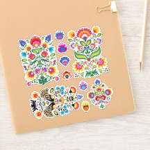 Feuillet autocollant Folklore #2