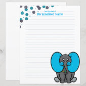 Feuillet de papier lié avec points Phant du ventre (Devant / Derrière)