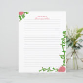 Feuillet de papier recouvert d'une feuille de la n (Debout devant)