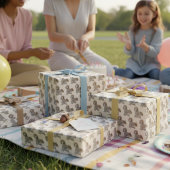 Feuillet papier d'écureuil adorable