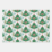 Feuillet papier d'enveloppement de photos de sapin (Devant 2)