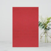Feuillet papier imprimé en rouge de tomate texturé (Debout devant)