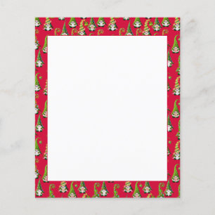 Feuillet papier imprimé Gnomes de Noël