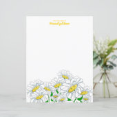 Feuillet papier non bordé souriant Daisy Dreams (Debout devant)