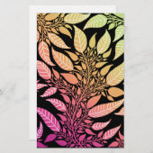 Feuillet papier papier papier feuilleté coloré (Devant / Derrière)