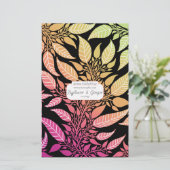 Feuillet papier papier papier feuilleté coloré (Debout devant)