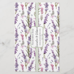 Feuillet papier Sage & Lavendar Soap