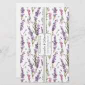 Feuillet papier Sage & Lavendar Soap (Devant / Derrière)