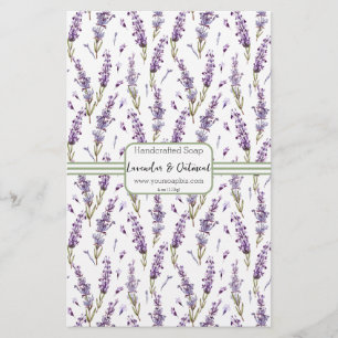 Feuillet papier Sage & Lavendar Soap