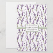 Feuillet papier Sage & Lavendar Soap (Devant / Derrière)