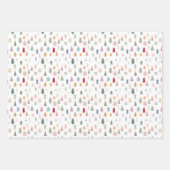 feuillets papier d'emballage de vacances pastel fi (Devant)