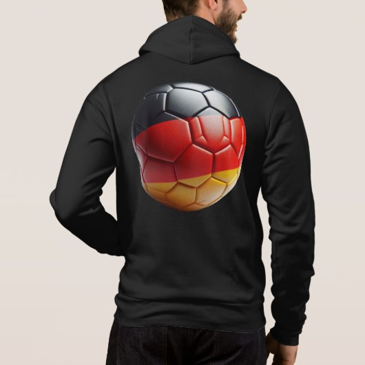 Feuriger Fußball Hoodie  Sportlich und Kühn (Achterkant)