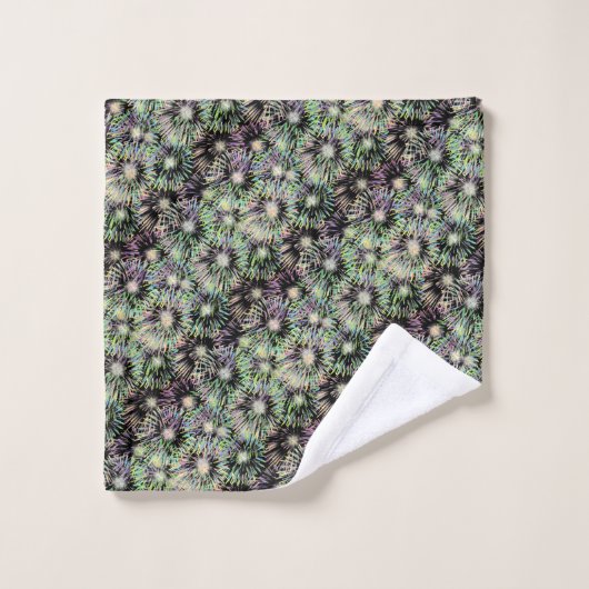 Feux colorés (Gant de toilette)