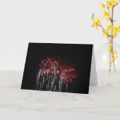 "Feux d'Aquatennial" Carte de félicitations #3 (Fleur jaune)