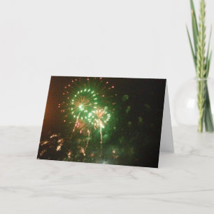 "Feux d'Aquatennial" Carte de félicitations #6