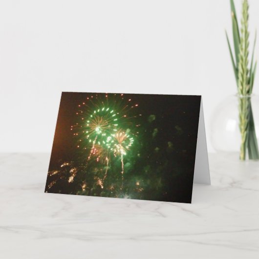 "Feux d'Aquatennial" Carte de félicitations #6 (Devant)