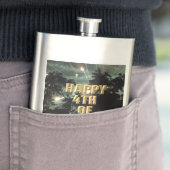 Feux d'artifice 13 4 juillet fiole en acier inoxyd (En situation)