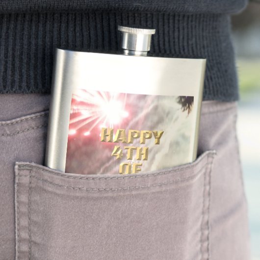 Feux d'artifice 14 4 juillet fiole en acier inoxyd (En situation)