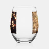 Feux d'artifice 15 4 juillet verre à vin (Gauche)