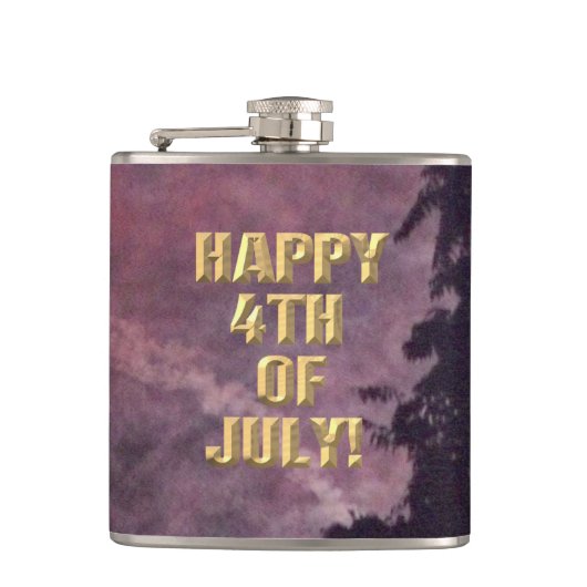 Feux d'artifice 16 4 juillet flacon enveloppé (Devant)