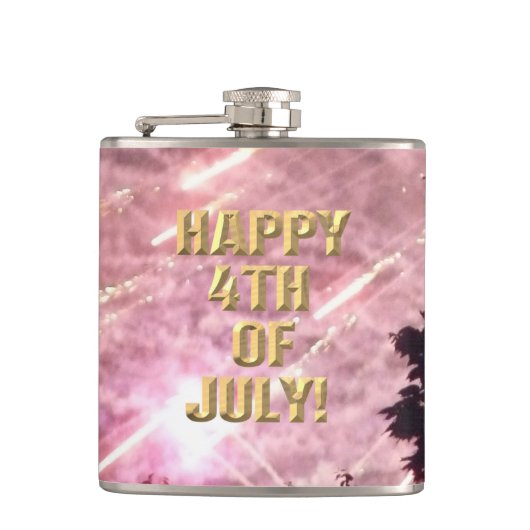 Feux d'artifice 17 4 juillet flacon enveloppé (Devant)