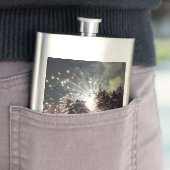 Feux d'artifice 18 fiole en acier inoxydable (En situation)