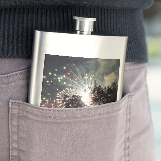 Feux d'artifice 18 fiole en acier inoxydable (En situation)