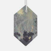 Feux d'artifice 19 en verre hexagone ornement (Avant droite)